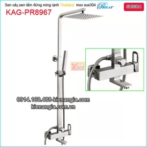 Sen tắm đứng vuông nóng lạnh inox sus304 Thailand Prolax-KAG-PR8967