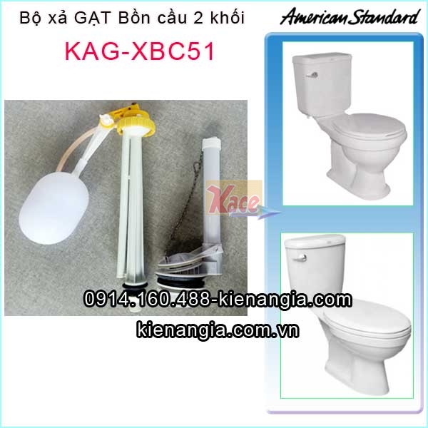 Bộ xả GẠT bồn cầu 2 khối AMERICAN STANDARD chính hãng KAG-XBC51