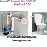 Bộ xả GẠT bồn cầu 2 khối  CAESAR chính hãng KAG-XBC50