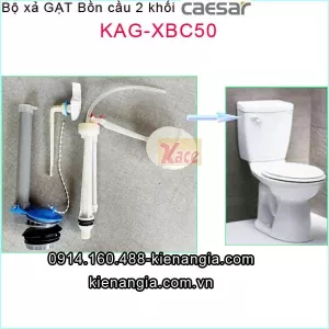 Bộ xả GẠT bồn cầu 2 khối  CAESAR chính hãng KAG-XBC50