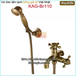 Vòi sen tắm lạnh đồng cổ điển KAG-Br110