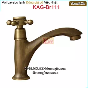 Vòi lavabo lạnh đồng cổ điển KAG-Br111