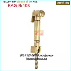 Vòi xịt vệ sinh đồng giả cổ KAG-Br108