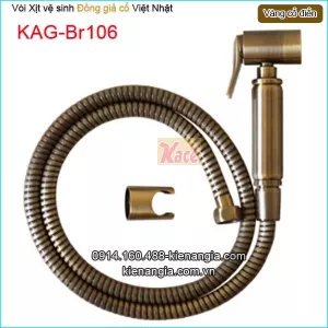Vòi xịt vệ sinh đồng giả cổ KAG-Br106