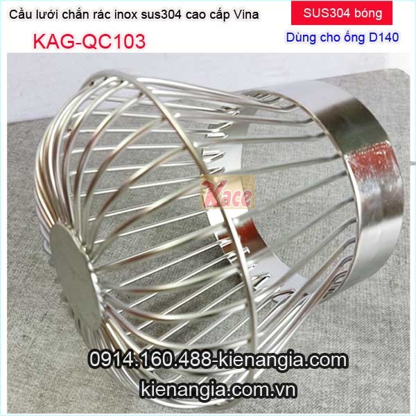 KAG-QC103-Cau-luoi-chan-rac-Inox-sus304-bong-cao-cap-Vina-D140-KAG-QC103-3