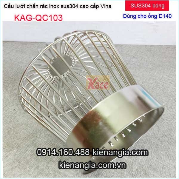 KAG-QC103-Cau-luoi-chan-rac-Inox-sus304-bong-cao-cap-Vina-D140-KAG-QC103-4