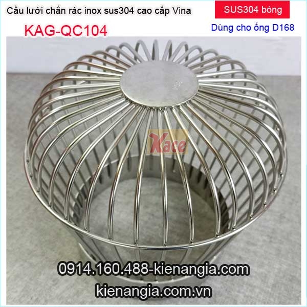 KAG-QC104-Cau-luoi-chan-rac-Inox-sus304-bong-cao-cap-Vina-D168-KAG-QC104