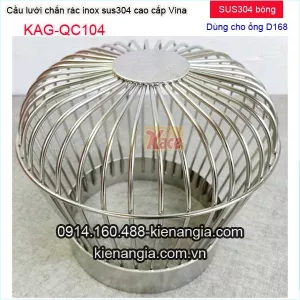 Quả cầu lưới chặn rác inox sus304 dày  ống  D168 KAG-QC104