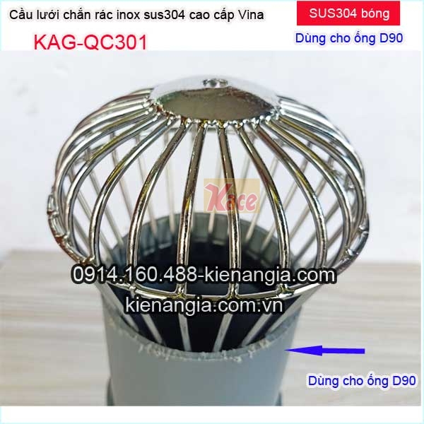 KAG-QC301-Cau-luoi-chan-rac-Inox-sus304-bong-Vina-D90-KAG-QC301-4