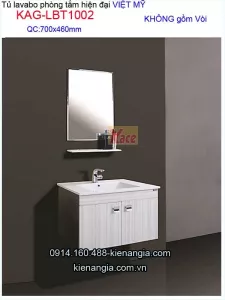 Tủ lavabo Việt Mỹ dài 70cm KAG-LBT1002