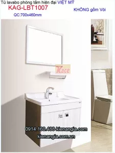 Tủ lavabo Việt Mỹ dài 70cm KAG-LBT1007