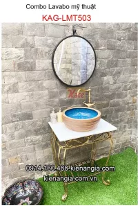 Combo lavabo mỹ thuật xu hướng 2020-2021 KAG-LMT503