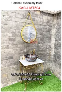Combo lavabo mỹ thuật xu hướng 2020-2021 KAG-LMT504