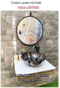 Combo lavabo mỹ thuật xu hướng 2020-2021 KAG-LMT500
