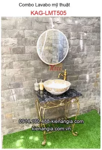 Combo lavabo mỹ thuật xu hướng 2020-2021 KAG-LMT505