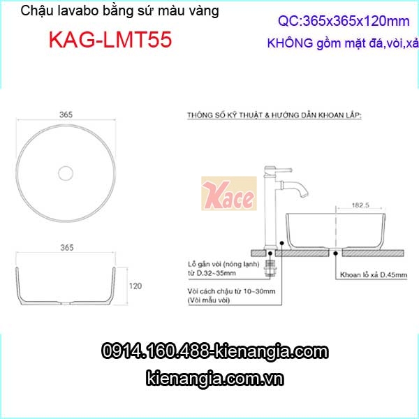 KAG-LMT55-Chau-lavabo-tron-su-mau-vang-KAG-LMT55-tskt