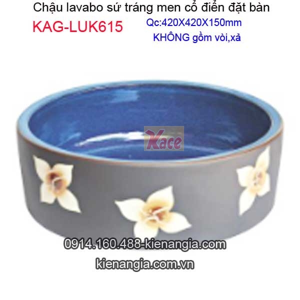 KAG-LUK615-Chau-lavabo-su-trang-ment-co-dien-dat-ban-KAG-LUK615