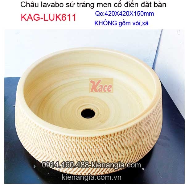 KAG-LUK611-Chau-lavabo-su-trang-ment-co-dien-dat-ban-KAG-LUK611-4