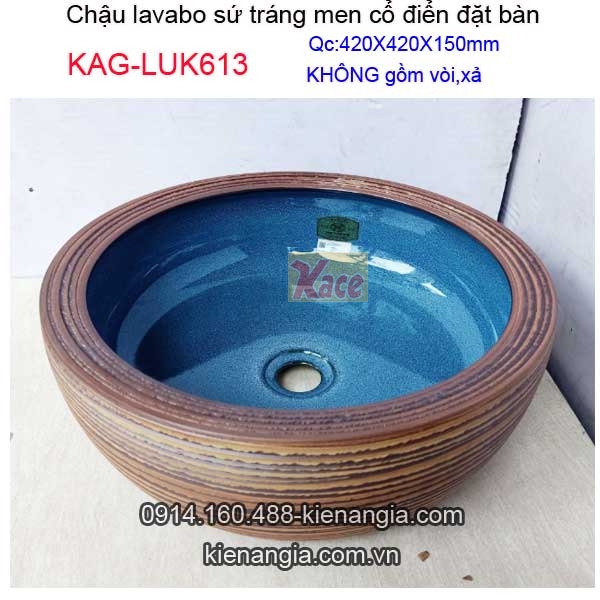 KAG-LUK613-Chau-lavabo-su-trang-ment-co-dien-dat-ban-KAG-LUK613