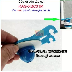 Cóc xả bồn cầu gạt loại móc KAG-XBC01M