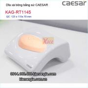 Dĩa xà bông cục bằng sứ Caesar-KAG-RT1145