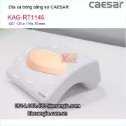 Dĩa xà bông cục bằng sứ Caesar-KAG-RT1145