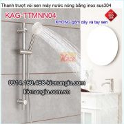 Thanh trượt vòi sen máy nước nóng inox sus304 KAG-TTMNN04