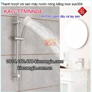 Thanh trượt vòi sen máy nước nóng inox sus304 KAG-TTMNN04