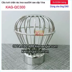 Cầu lưới chắn rác inox sus304 D60 KAG-QC300