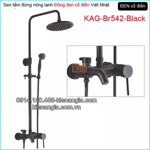 Sen tắm đứng đồng đen cổ điển KAG-Br542-Black