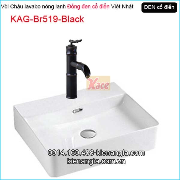 KAG-Br519-Black-Voi-dong-den-co-dien-lavabo-nong-lanh-KAG-Br519-Black-1