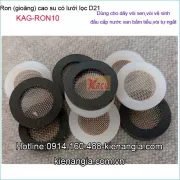 Ron-gioăng cao su có lưới lọc D21 D21-KAG-RON10
