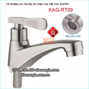 Vòi lavabo lạnh inox sus304 giá rẻ -KAG-RT09