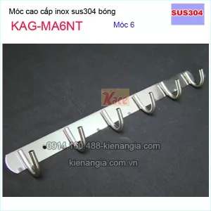 Móc cong 6 inox sus304 KAG-MA6NT
