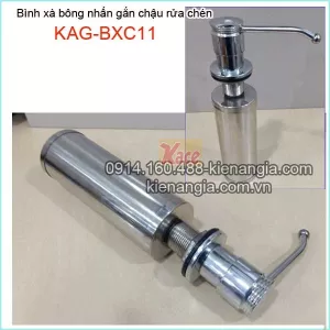 Bình xà bông nhấn chậu rửa chén KAG-BXC11
