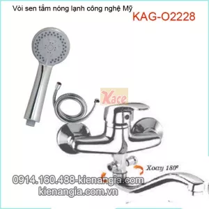 Vòi sen bồn  tắm nóng lạnh BIGGO-KAG-O2228