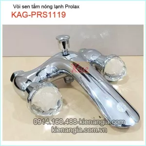 Vòi sen tắm nóng lạnh tay vặn kim cương KAG-PRS1119 sen nóng lạnh xả bồn tắm