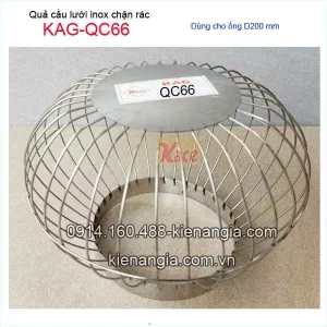 Cầu inox 201 chắn rác giá rẻ KAG-QC66 thả ống D168-D200