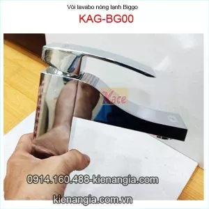 Vòi lavabo nóng lạnh vuông KAG-BG00