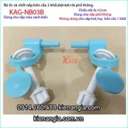 Ốc và chốt nắp bồn cầu xanh biển phổ thông KAG-NB03B