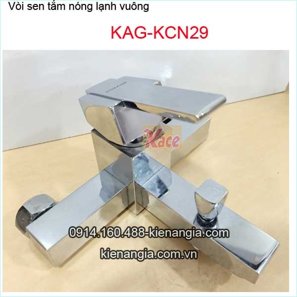 Vòi sen tắm nóng lạnh vuông KAG-KCN29