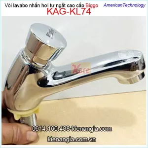 Vòi lavabo tự ngắt nhấn hơi Biggo KAG-KL74