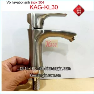 Vòi chậu lavabo inox sus 304 KAG-KL30