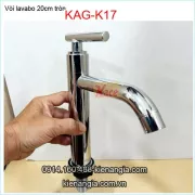 Vòi lavabo ống trúc cao 20cm KAG-KL17