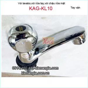 Vòi lavabo tay  vặn tròn KAG-KLL10