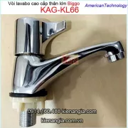 Vòi lavabo tay vặn  thân lớn Biggo KAG-KL66