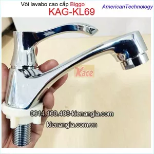 Vòi lavabo lạnh tay gạt cao cấp Biggo KAG-KL69