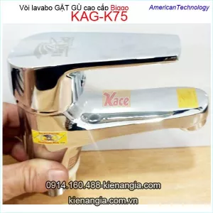 Vòi lavabo lạnh tay gật gù cao cấp Biggo KAG-KL75