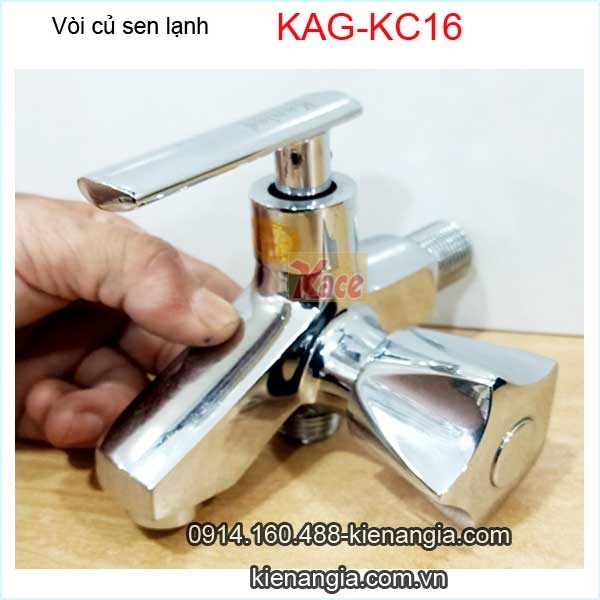 Vòi sen tắm thân vuông đẹp KAG-KC16