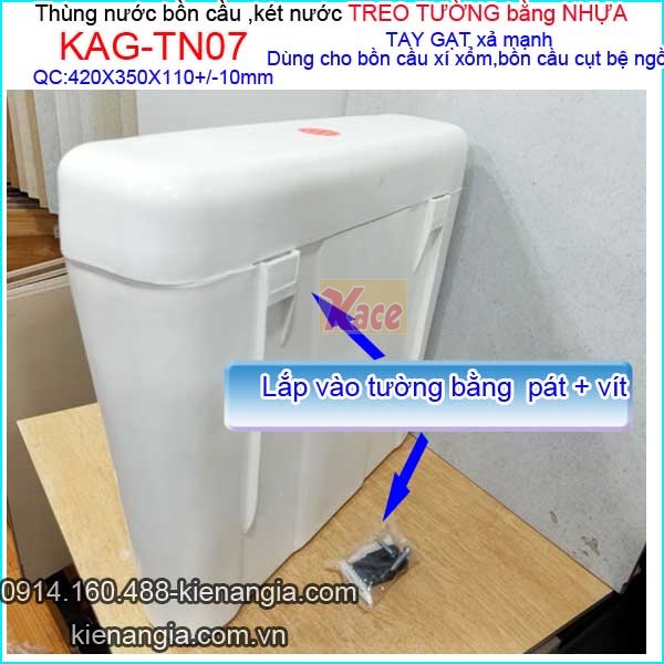 KAG-TN07-Thung-nuoc-treo-ket-nuoc-treo-bon-cau-nhua-KAG-TN07-lap-dat